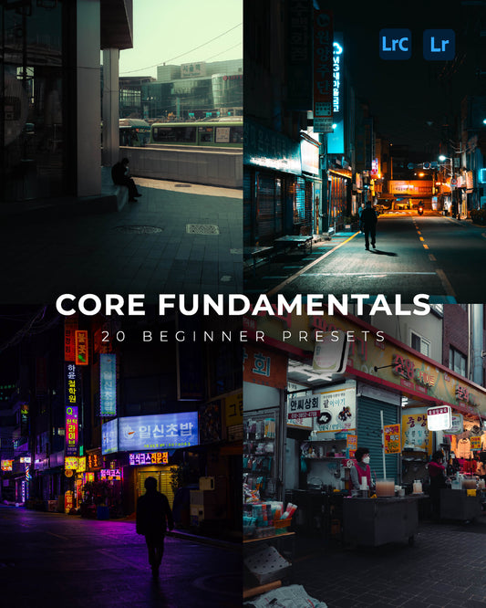 Core Fundamentals - 20 Beginner Lightroom Presets