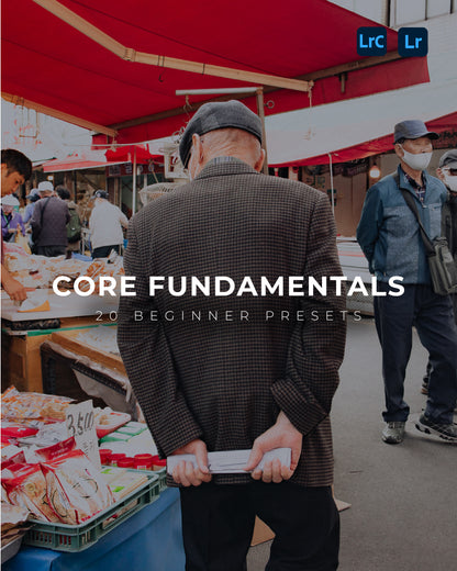 Core Fundamentals - 20 Beginner Lightroom Presets