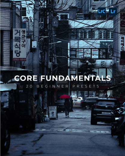 Core Fundamentals - 20 Beginner Lightroom Presets
