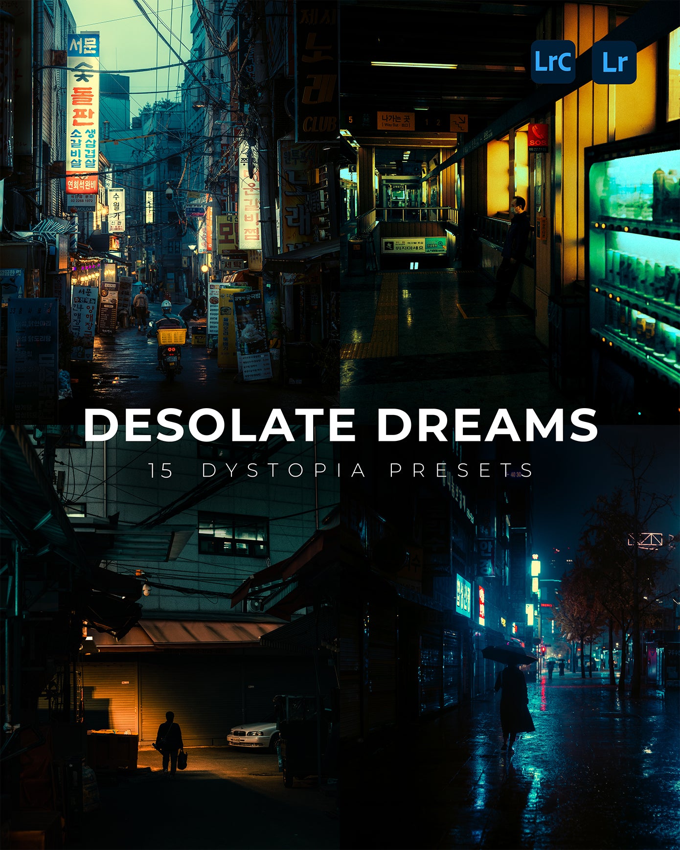 Desolate Dreams - 15 Dystopia Lightroom Presets