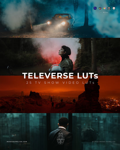 Televerse LUTs - 25 TV Show LUTs